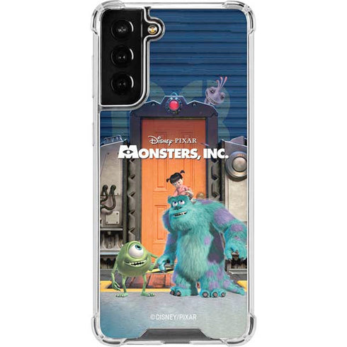 Disney Monsters Inc. Movie Poster Galaxy S21 FE Clear Case