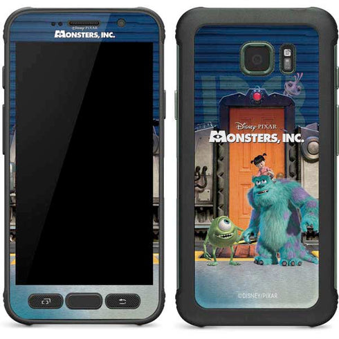 Disney Monsters Inc. Movie Poster Galaxy S7 Active Skin