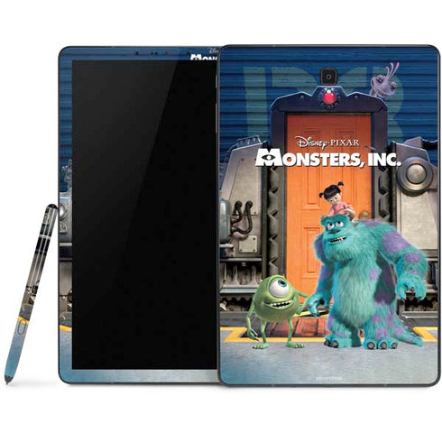 Disney Monsters Inc. Movie Poster Samsung Galaxy Tab Skin