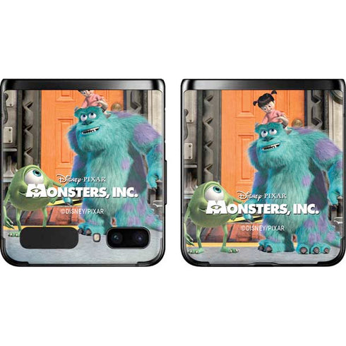 Disney Monsters Inc. Movie Poster Galaxy Z Flip Skin