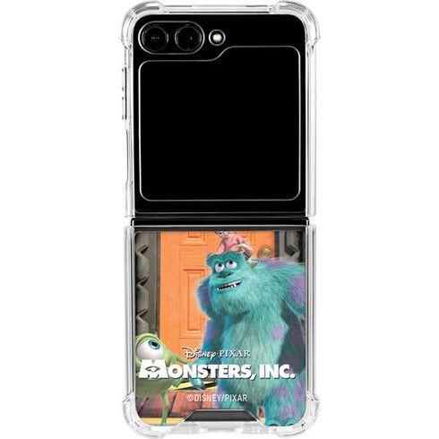 Disney Monsters Inc. Movie Poster Galaxy Z Flip5 5G Clear Case