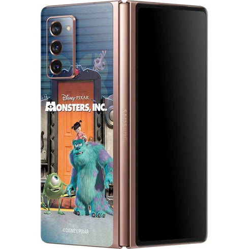 Disney Monsters Inc. Movie Poster Galaxy Z Fold2 5G Skin