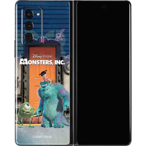 Disney Monsters Inc. Movie Poster Galaxy Z Fold2 5G Skin