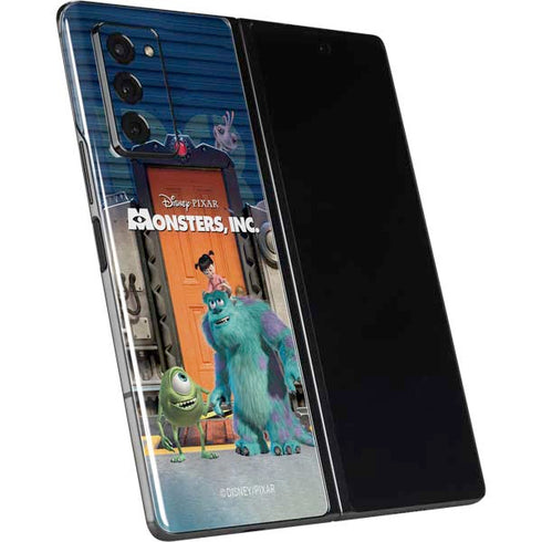 Disney Monsters Inc. Movie Poster Galaxy Z Fold2 5G Skin