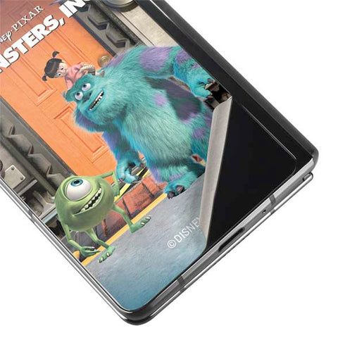 Disney Monsters Inc. Movie Poster Galaxy Z Fold2 5G Skin