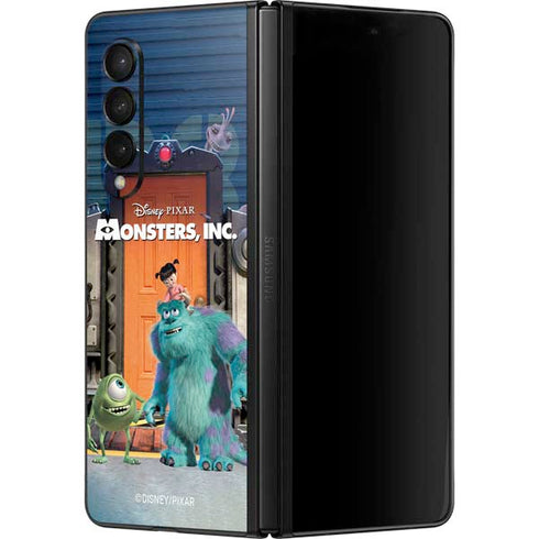 Disney Monsters Inc. Movie Poster Galaxy Z Fold3 5G Skin