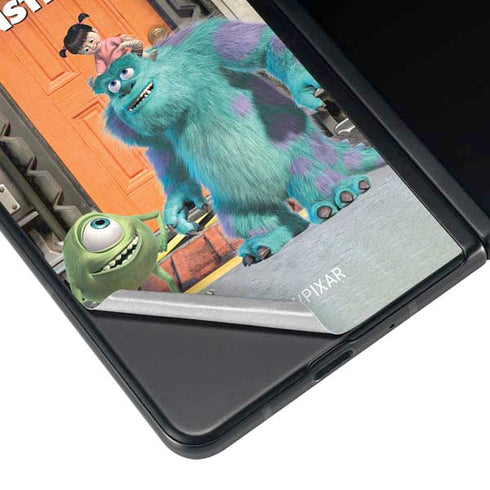 Disney Monsters Inc. Movie Poster Galaxy Z Fold3 5G Skin