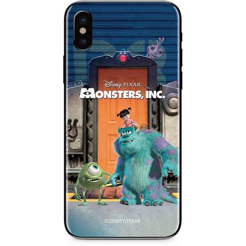 Disney Monsters Inc. Movie Poster iPhone X Skin