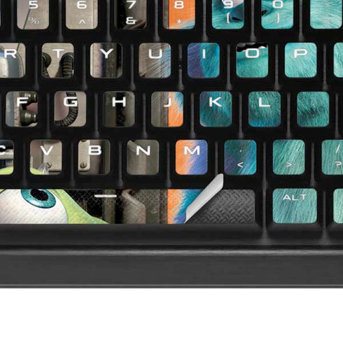 Disney Monsters Inc. Movie Poster K95 RGB PLATINUM Mechanical Gaming Keyboard Skin