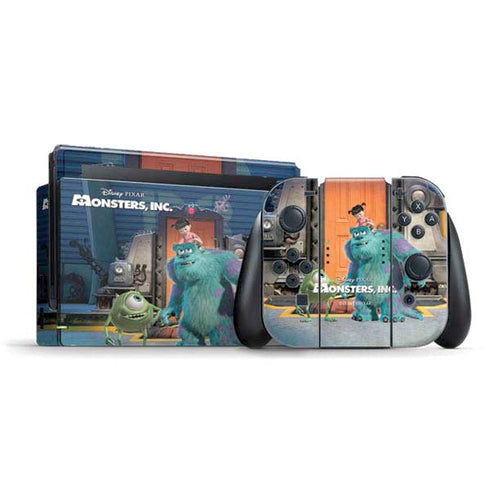 Disney Monsters Inc. Movie Poster Nintendo Switch Bundle Skin