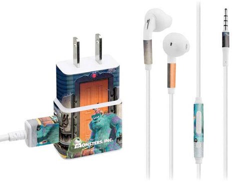 Disney Monsters Inc. Movie Poster Phone Charger Skin