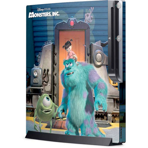 Disney Monsters Inc. Movie Poster Playstation 3 & PS3 Slim Skin