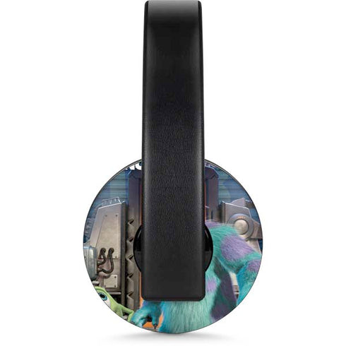Disney Monsters Inc. Movie Poster PlayStation 4 Gold Wireless Headset Skin