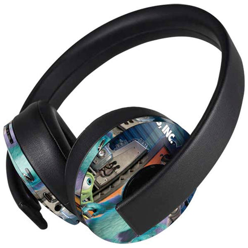 Disney Monsters Inc. Movie Poster PlayStation 4 Gold Wireless Headset Skin