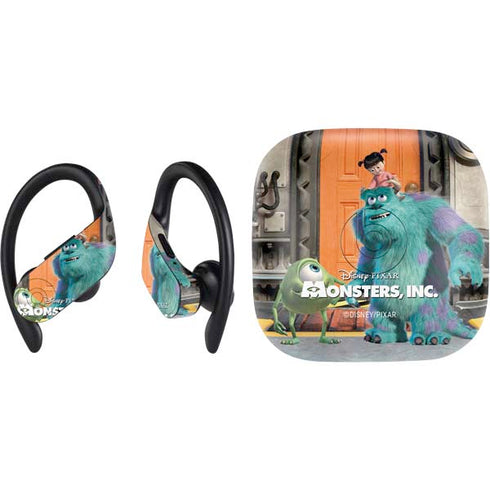 Disney Monsters Inc. Movie Poster PowerBeats Pro Skin