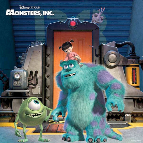 Disney Monsters Inc. Movie Poster PS4 Slim Skin