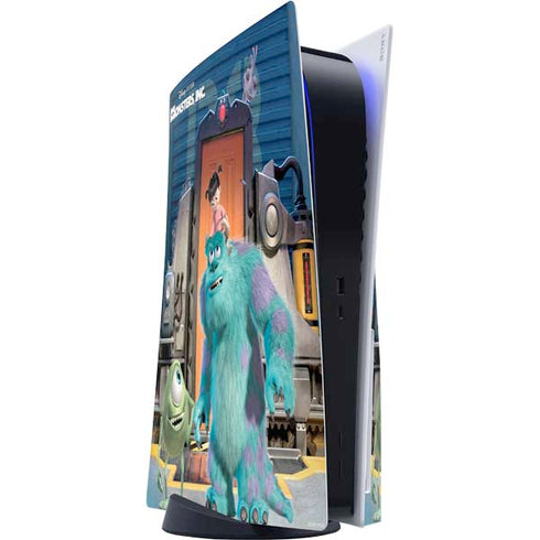 Disney Monsters Inc. Movie Poster PS5 Console Skin