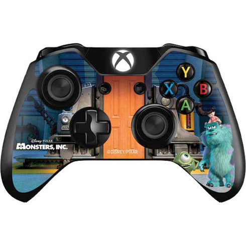 Disney Monsters Inc. Movie Poster Xbox One Controller Skin
