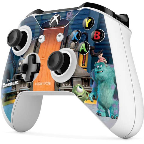 Disney Monsters Inc. Movie Poster Xbox One S All-Digital Edition Bundle Skin