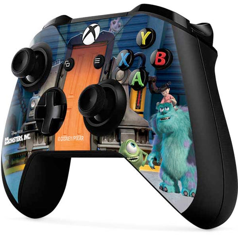 Disney Monsters Inc. Movie Poster Xbox One X Controller Skin
