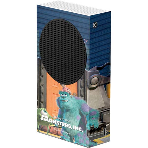 Disney Monsters Inc. Movie Poster Xbox Series S Console Skin