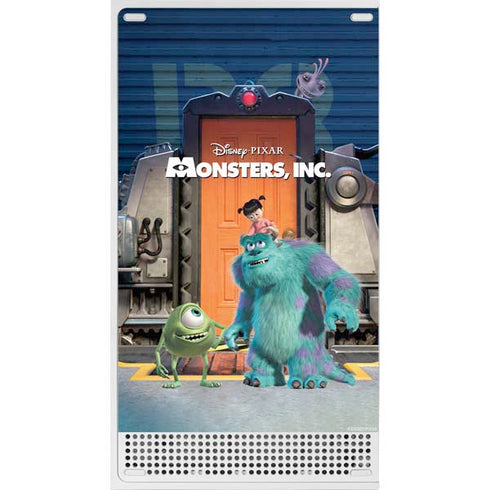 Disney Monsters Inc. Movie Poster Xbox Series S Console Skin