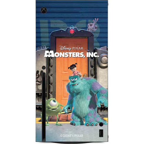 Disney Monsters Inc. Movie Poster Xbox Series X Console Skin