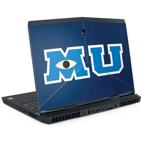 Disney Monsters University MU Logo Dell Alienware Skin