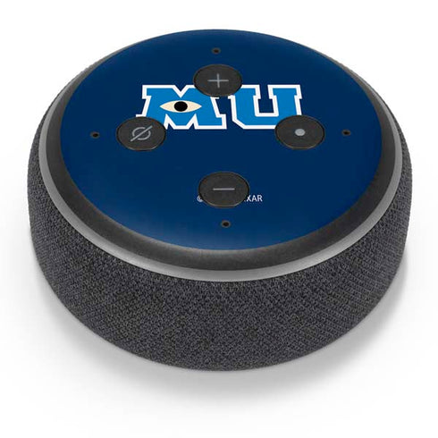 Disney Monsters University MU Logo Amazon Echo Dot Skin