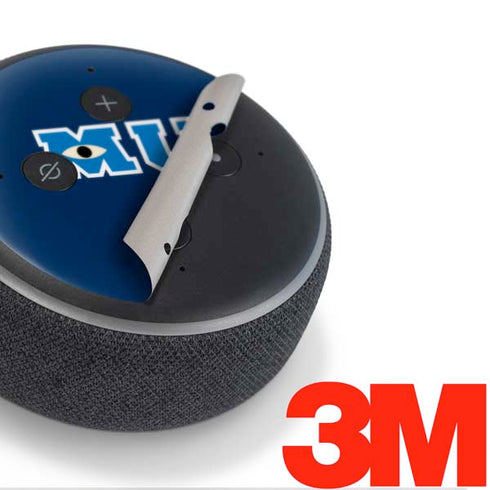 Disney Monsters University MU Logo Amazon Echo Dot Skin