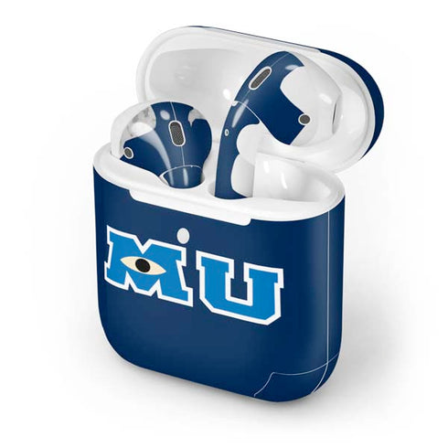 Disney Monsters University MU Logo Apple AirPods 2 Skin