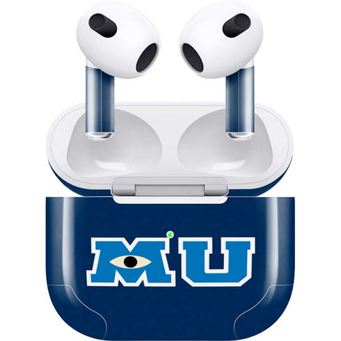 Disney Monsters University MU Logo Apple AirPods (3rd Gen 2021) Skin