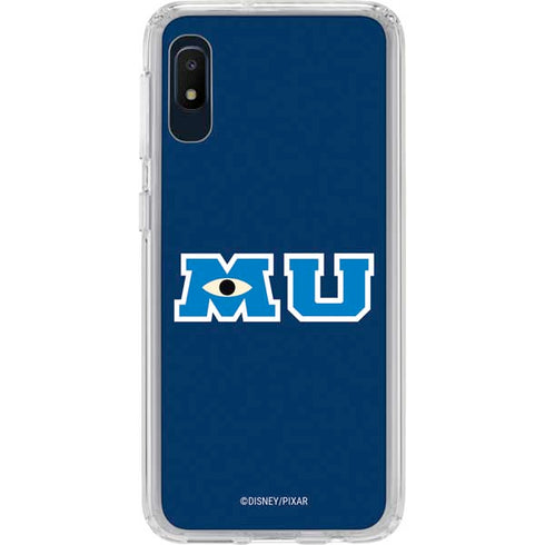 Disney Monsters University MU Logo Galaxy A10e Clear Case