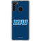 Disney Monsters University MU Logo Galaxy A21 Clear Case