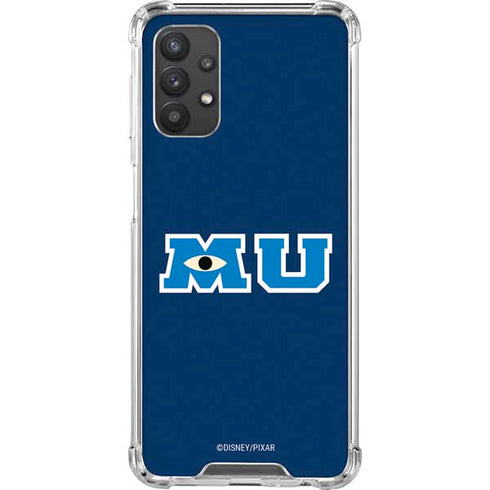 Disney Monsters University MU Logo Galaxy A32 5G Clear Case
