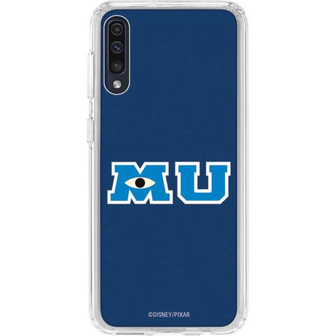 Disney Monsters University MU Logo Galaxy A50 Clear Case