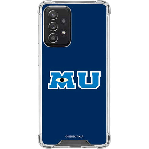 Disney Monsters University MU Logo Galaxy A52 5G Clear Case