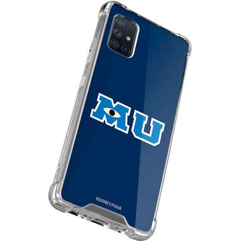 Disney Monsters University MU Logo Galaxy A71 5G Clear Case