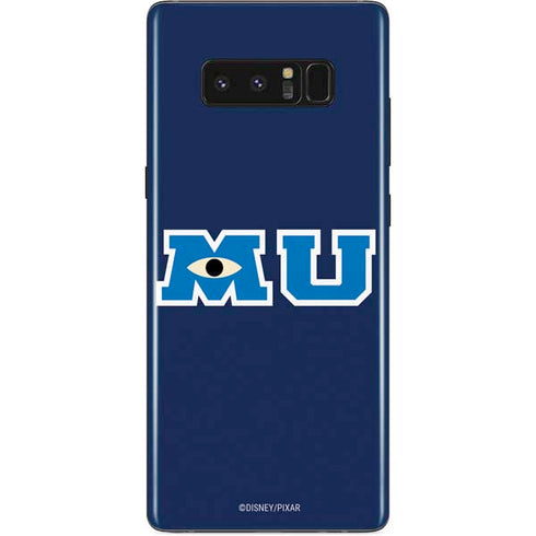 Disney Monsters University MU Logo Galaxy Note 8 Skin