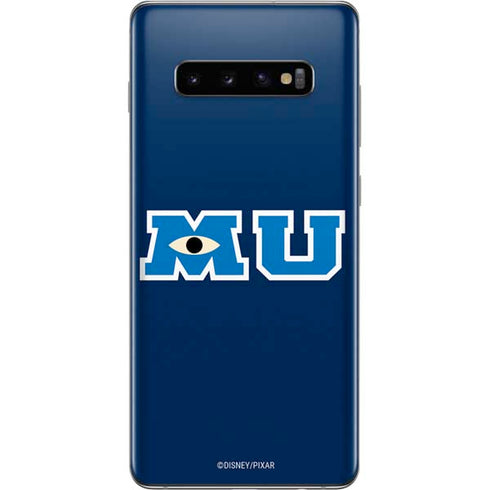 Disney Monsters University MU Logo Galaxy S10 Plus Skin