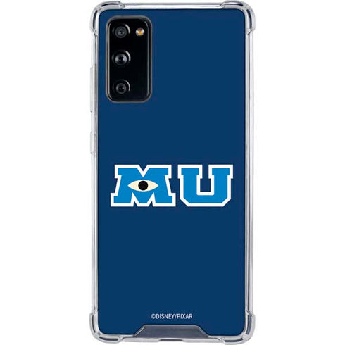 Disney Monsters University MU Logo Galaxy S20 FE Clear Case
