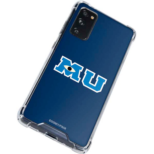 Disney Monsters University MU Logo Galaxy S20 FE Clear Case