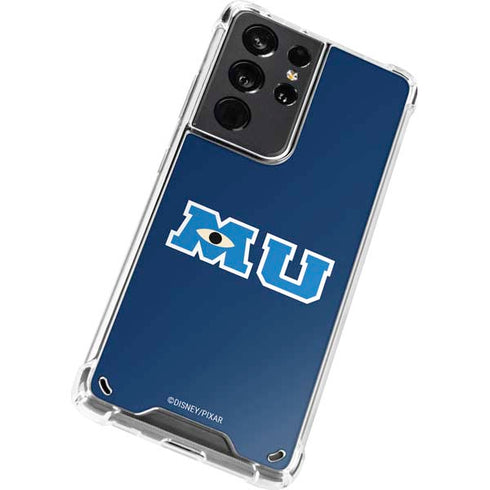 Disney Monsters University MU Logo Galaxy S21 Ultra 5G Clear Case