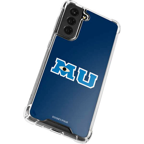 Disney Monsters University MU Logo Galaxy S22 Plus Clear Case