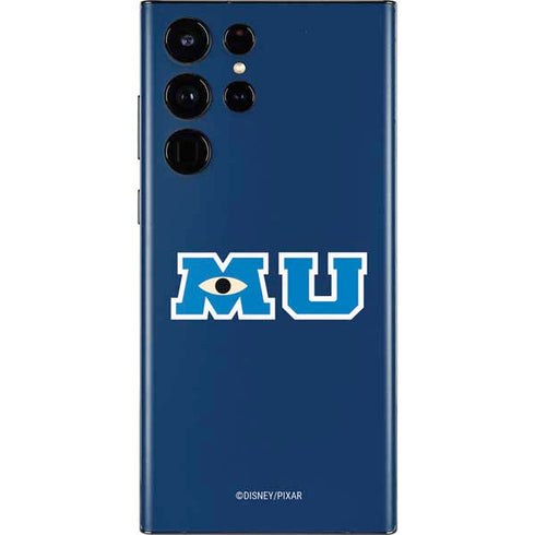 Disney Monsters University MU Logo Galaxy S22 Ultra Skin