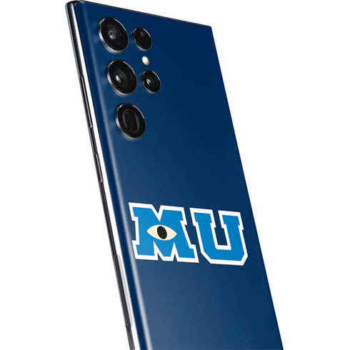 Disney Monsters University MU Logo Galaxy S22 Ultra Skin