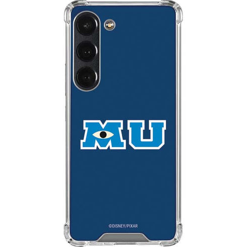 Disney Monsters University MU Logo Galaxy S23 Clear Case