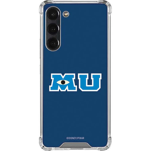 Disney Monsters University MU Logo Galaxy S23 Plus Clear Case