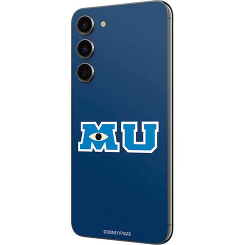 Disney Monsters University MU Logo Galaxy S23 Plus Skin