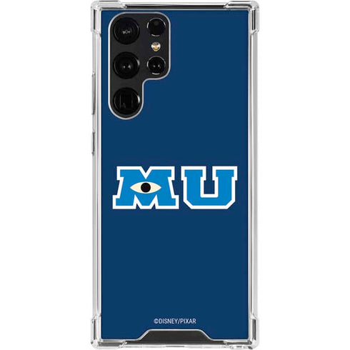 Disney Monsters University MU Logo Galaxy S24 Ultra Clear Case